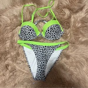 CUPSHE new bikini set cheetah size M